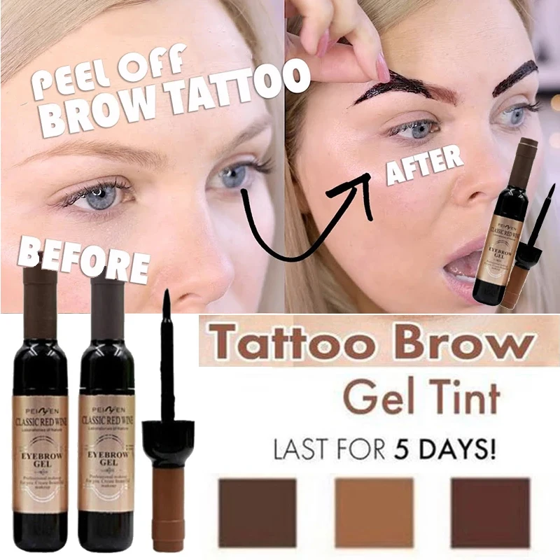 

Dyeing Eyebrow Cream Eyebrow Tattoo Cream Tint Dye Semi-permanent Makeup Peel-off Beauty Supplies Tearing Eyebrow Gel Waterproof