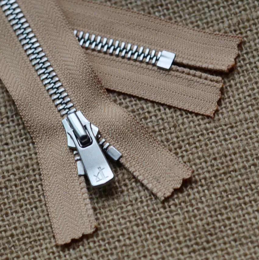 

YKK Copper Pocket Zipper 5 # Copper Excella Closed Apricot Yellow 10-80cm