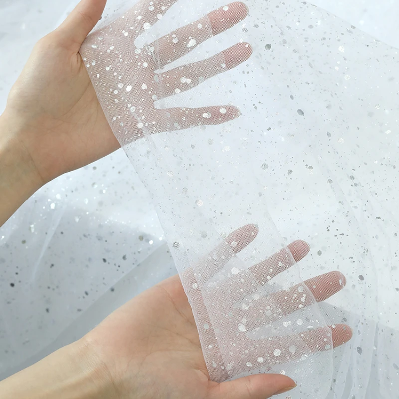 

Мягкий приятный на ощупь задний фон с серебряными хлопьями ткань десерт стол атмосфера маленькая свежая Белая универсальная скатерть