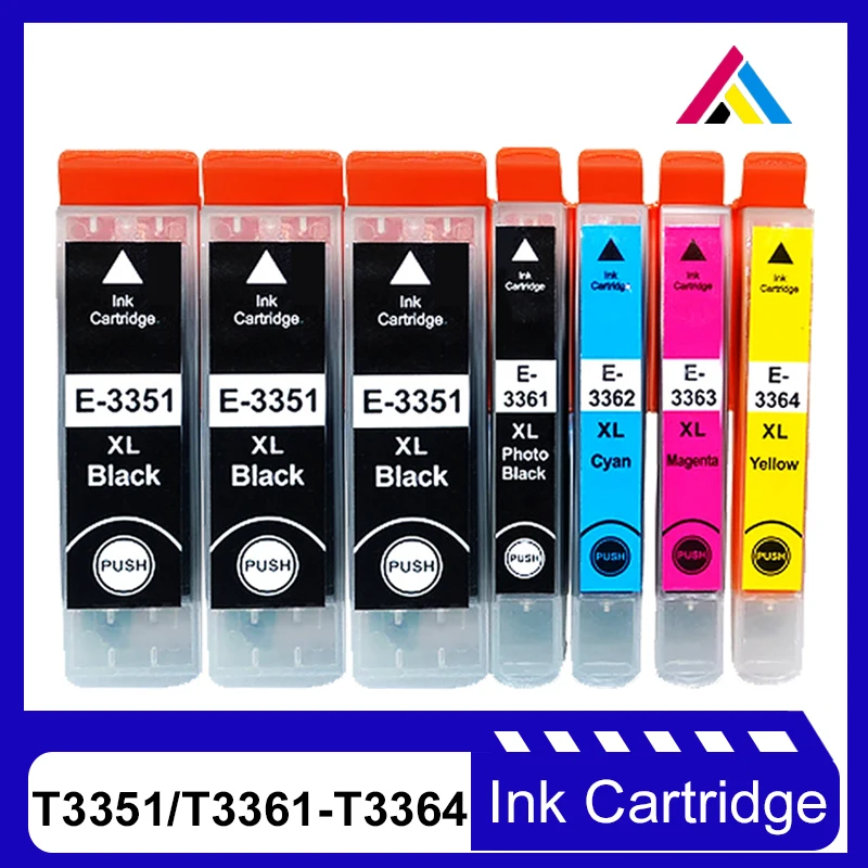 

Compatible For T33 33XL T3361-T3364 Ink Cartridge Replacement for For Epson Expression Premium XP-530 XP-630 XP-635 XP-640