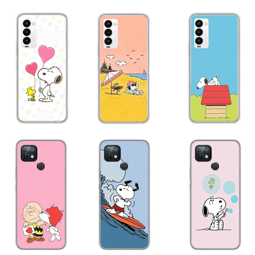 S-Snoopys собака мультфильм Funda мягкий корпус для Motorola Moto Edge 40 50 Pro 30 neo 20 Fusion Ultra Lite G85