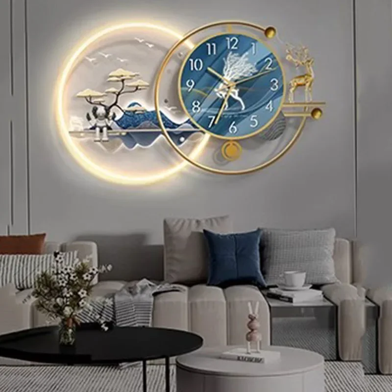 Акриловые настенные часы для гостиной ночнушки эстетические современные