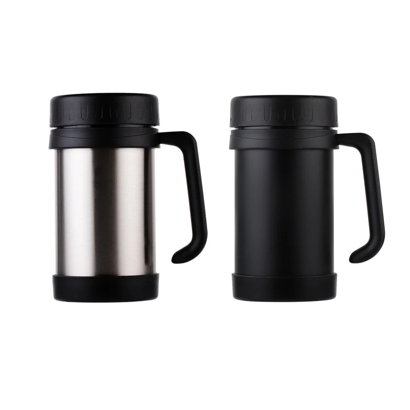 

Термокружка из нержавеющей стали с ручкой, 500 мл/17 унций