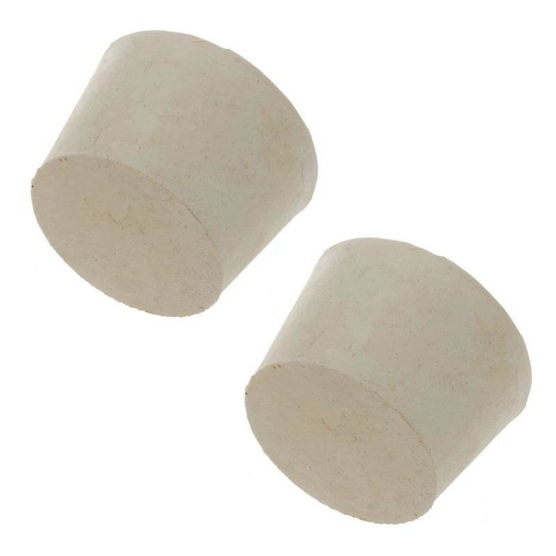 

2X New Rubber Stopper Bungs Laboratory Solid Hole Stop Push-In Sealing Plug 9 37 X 45Mm