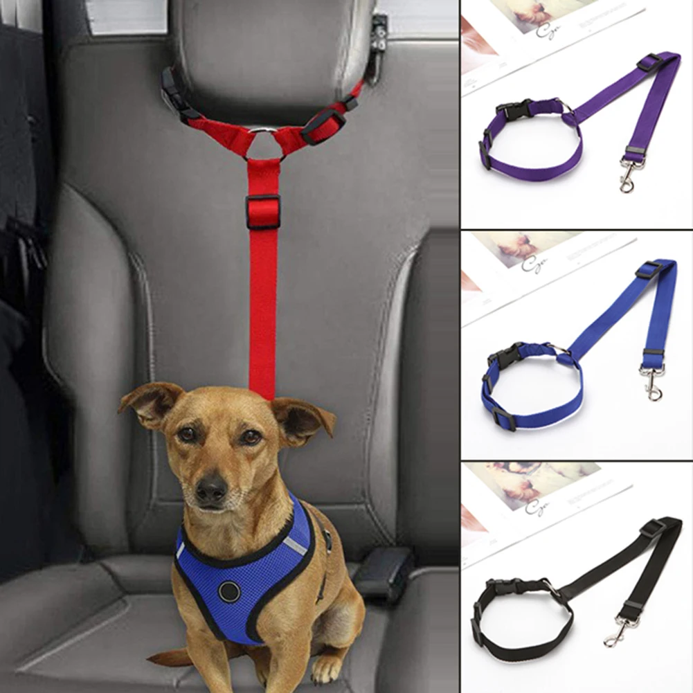 

Adjustable-Car Dog Leash Polyester Material Dog Leash Pet Dog Supplies