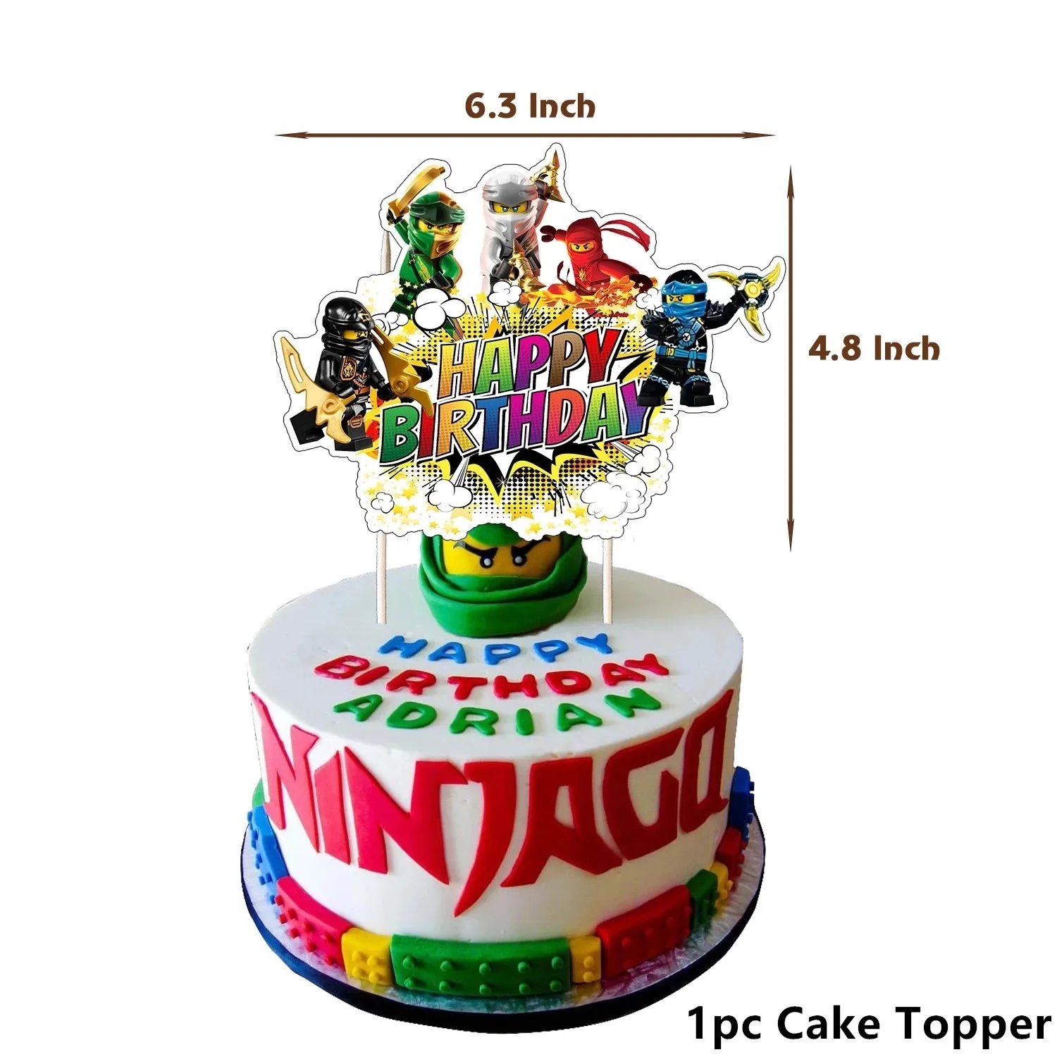 1 комплект Детские шары-ниндзя |