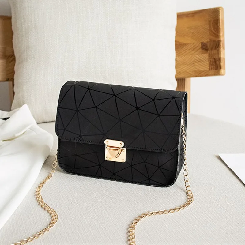 

Korean Fresh Cute Mini Sling Bag Geometric Stripe Print Shoulder Bags For Women Small Capacity Underarm Tote Bag