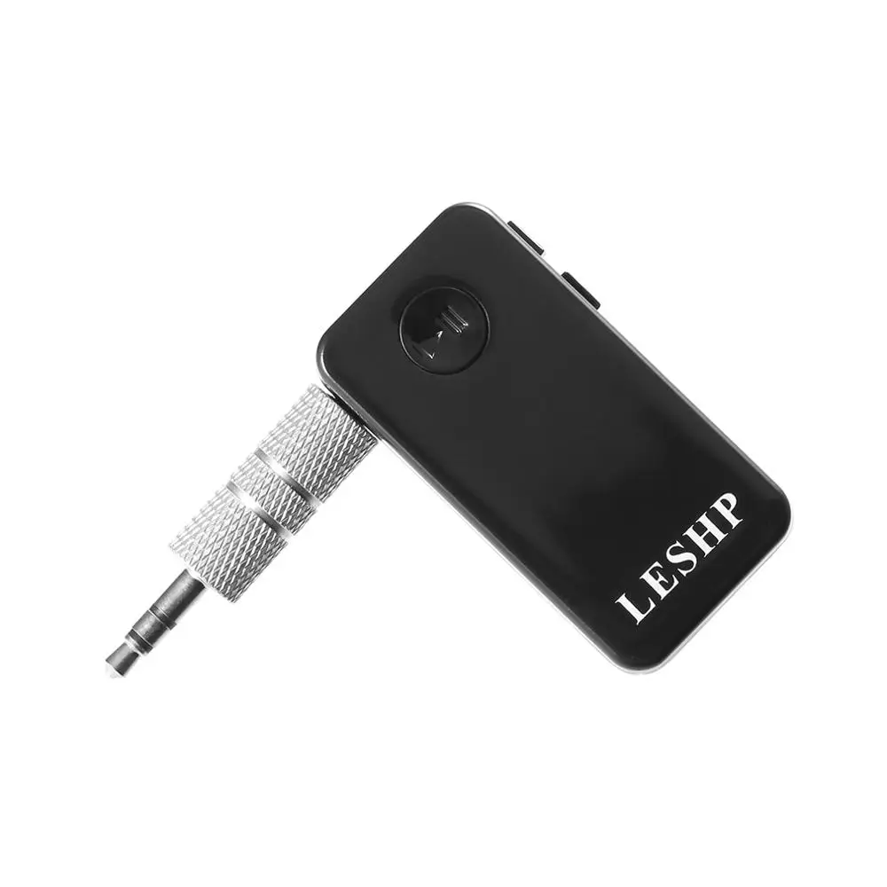 

LESHP Square Mini Wireless Hands Free Audio Car-Styling Stereo Output Music Streaming Receiver Adapter