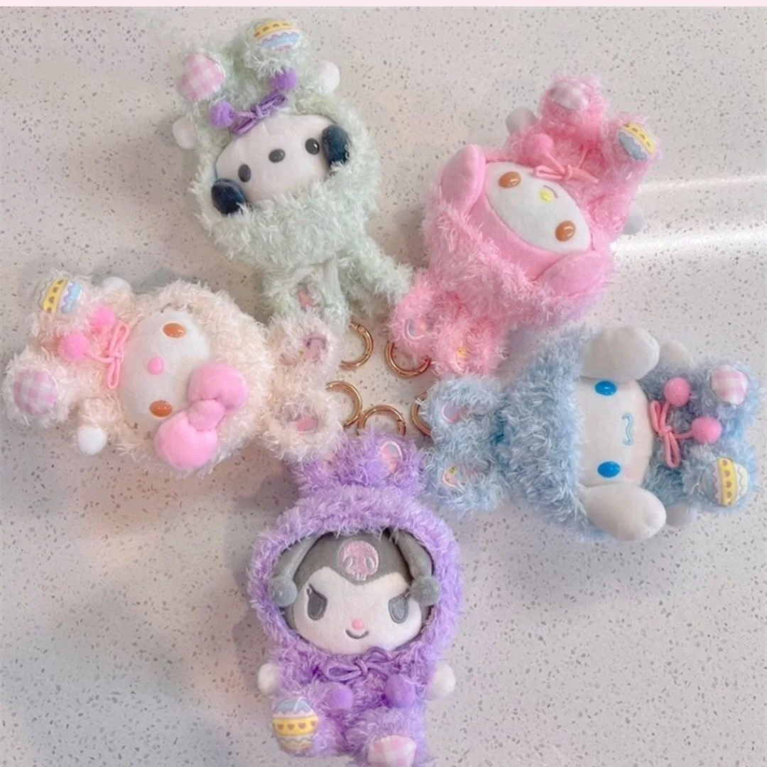 16/30 Sanrio Kawaii Kuromi Cinnamoroll My Melody Hello Kitty плюшевые игрушки мягкие Мультяшные аниме