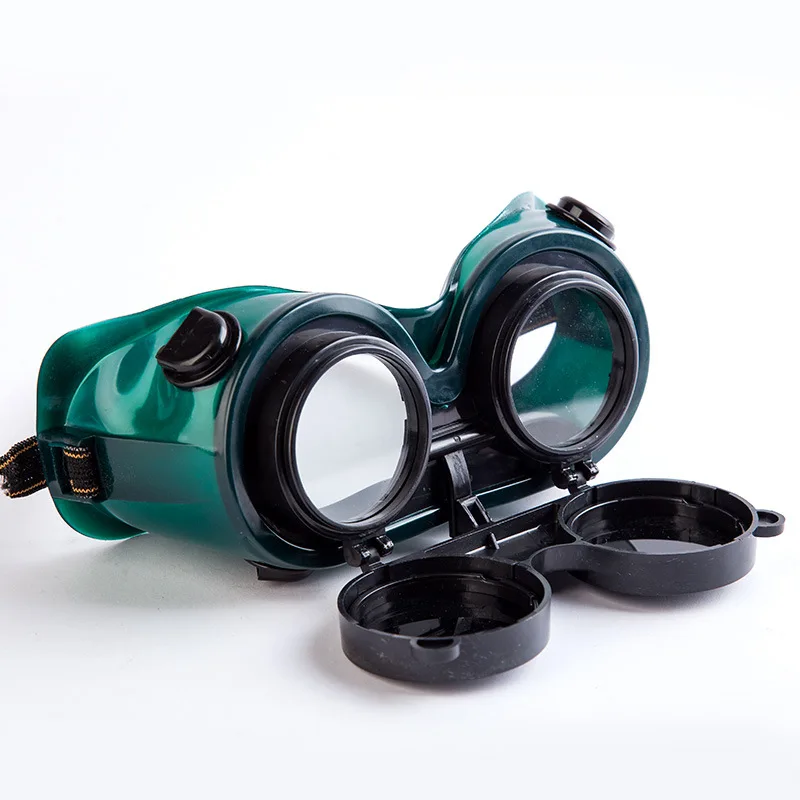 

WeldingGlasses Protection Safety Windproof Lens Anti-impact Double Turn Welding Goggles WeldingTools