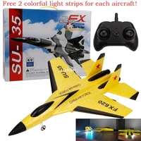su 35 rc remote control airplane 2 4g remote control fighter hobby plane glider airplane epp foam toys rc plane kids gift