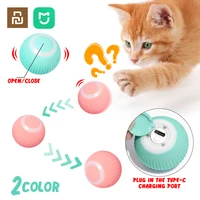 xiaomi youpin smart cat toys automatic rolling ball electric toys interactive for cats training kitten toys for indoor playing