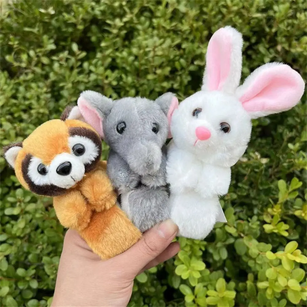 

Jungle Animal Stuffed Animal Wristband Clap Circle Rabbit Bunny Cartoon Slap Bracelet Comfortable Panda Tiger Party Supplies