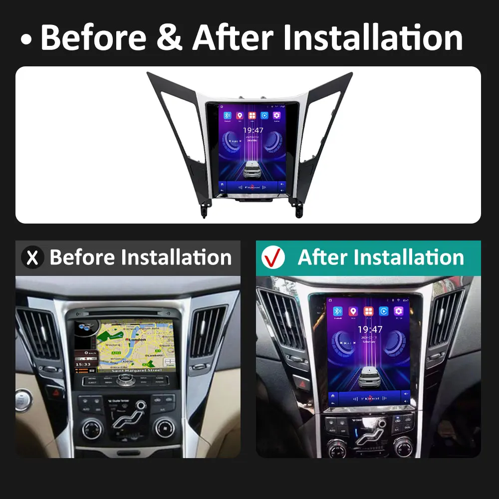 Аксессуары DSP стерео для Hyundai Sonata 2010 2011 2012 2013-2018 GPS-навигация Автомобильный