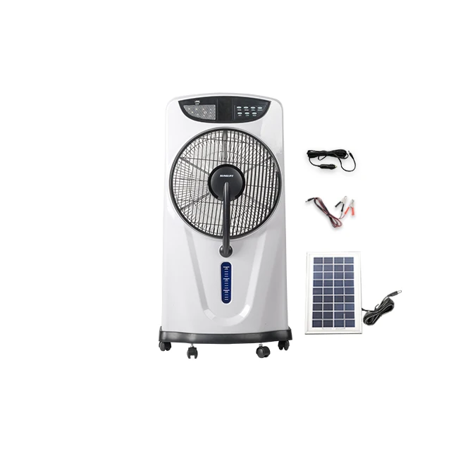 

Good price Ningbo factory rechargeable mist fan air cooling fan with remote