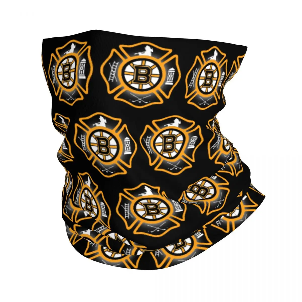 

Бандана в стиле «Бостон Файр бруинс» для пожарного, шейный платок, шарф с принтом лица, теплый шарф для езды на велосипеде, для бега, унисекс, для взрослых, всесезонный