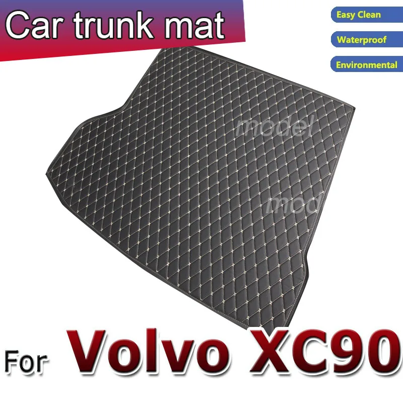 Коврик для багажника автомобиля Volvo XC90, пять сидений, 2015, 2016, 2017, 2018, 2019, 2020, 2021