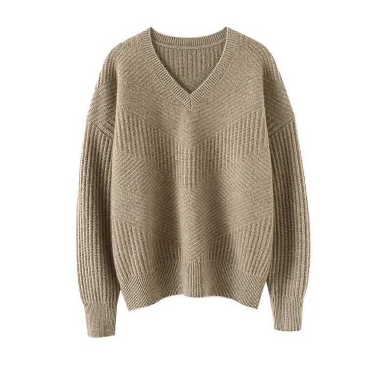 100% кашемировый зимний теплый свитер женская новая дизайнерская модная одежда