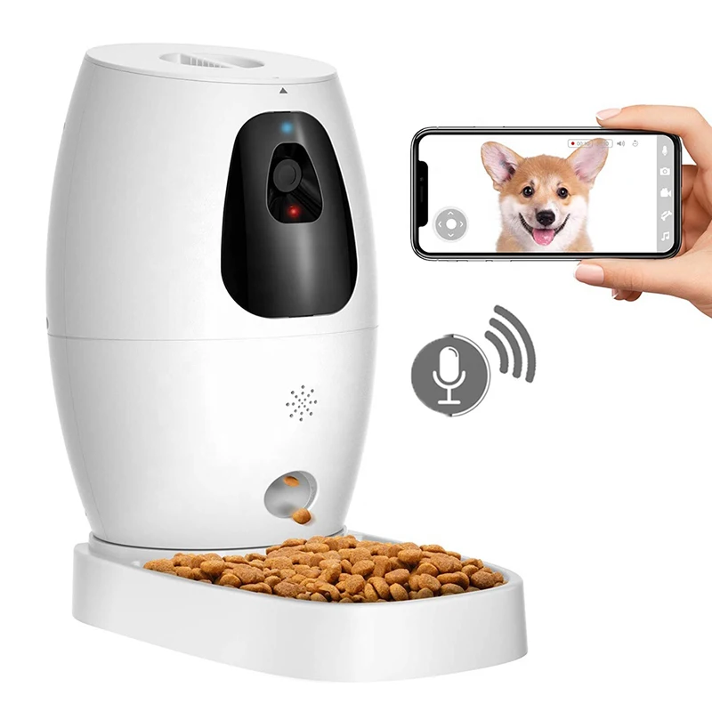 

Amazon Top Sells Automatic Pet Feeder Auto Pet Food Dispenser with Food Bowl Designed for Cats and Dogs