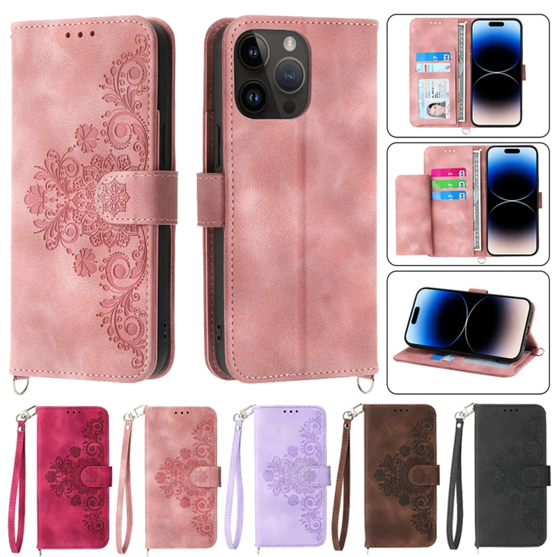 

Кожаный чехол-книжка с подставкой для телефона