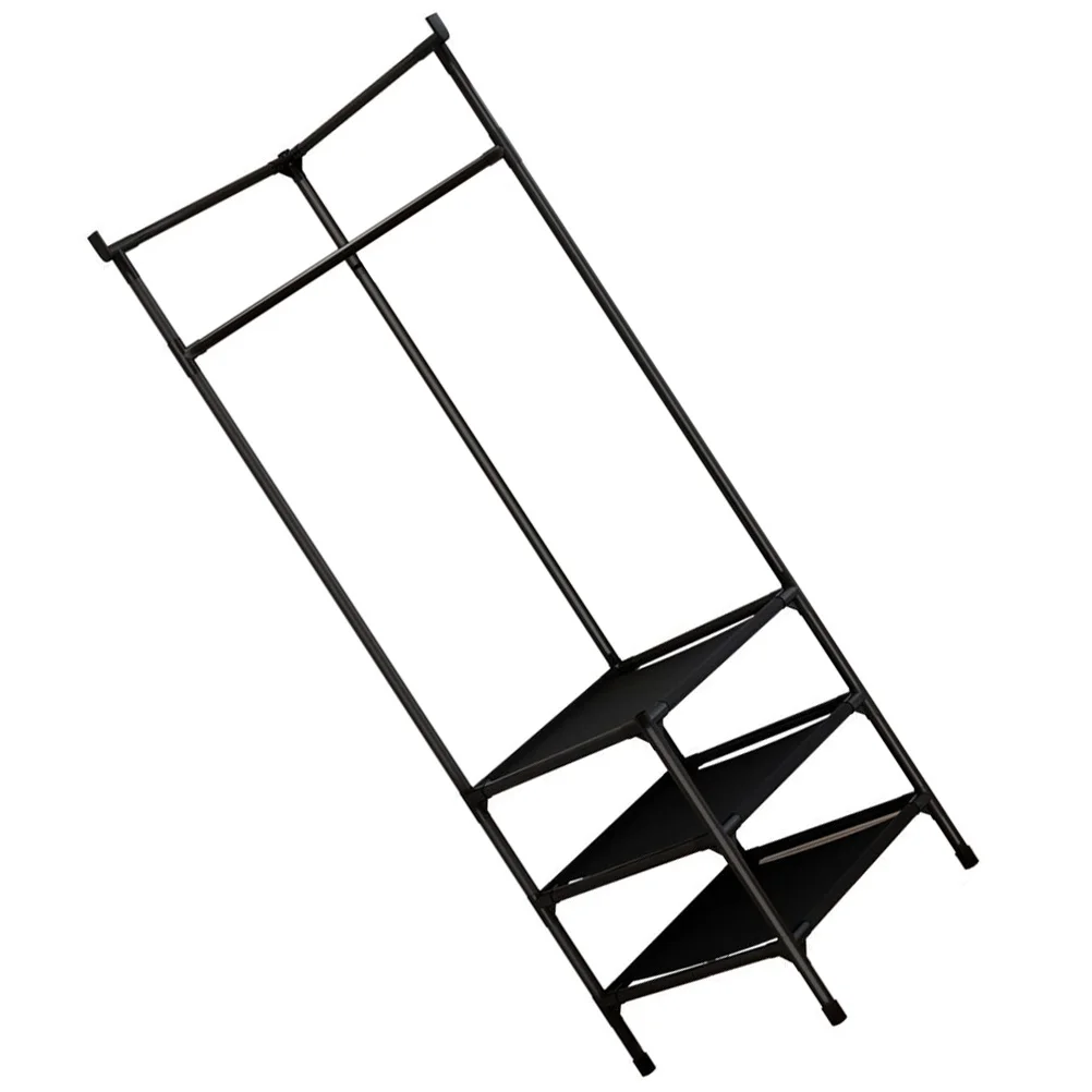 

Corner Coat Rack Jackets Clothes Coats Racks Stand Garment Display Wardrobe Upright