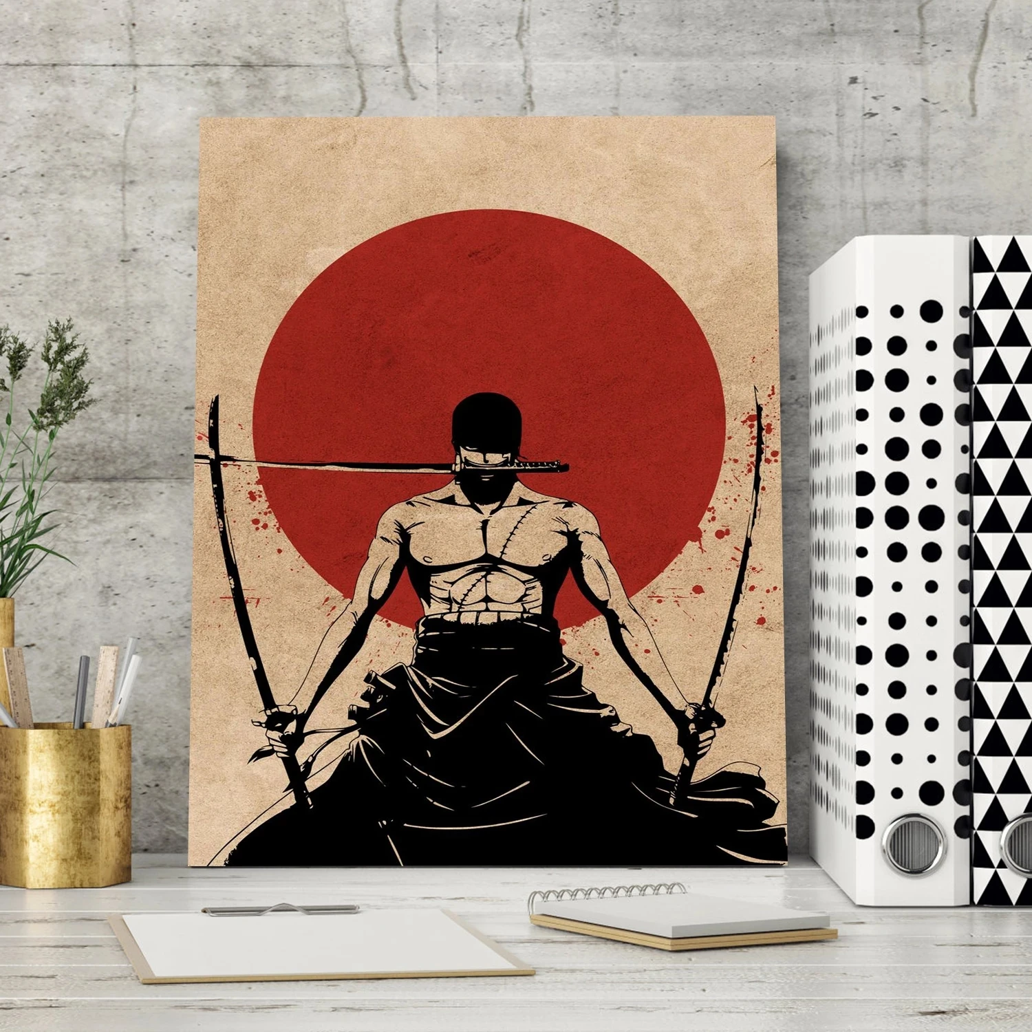 

Janpnese Anime One Pieces Luffy/Ace/Zoro/Nami/ Sanji/Robin posters wall paper High Quality Painting For Home Decor wall sticker