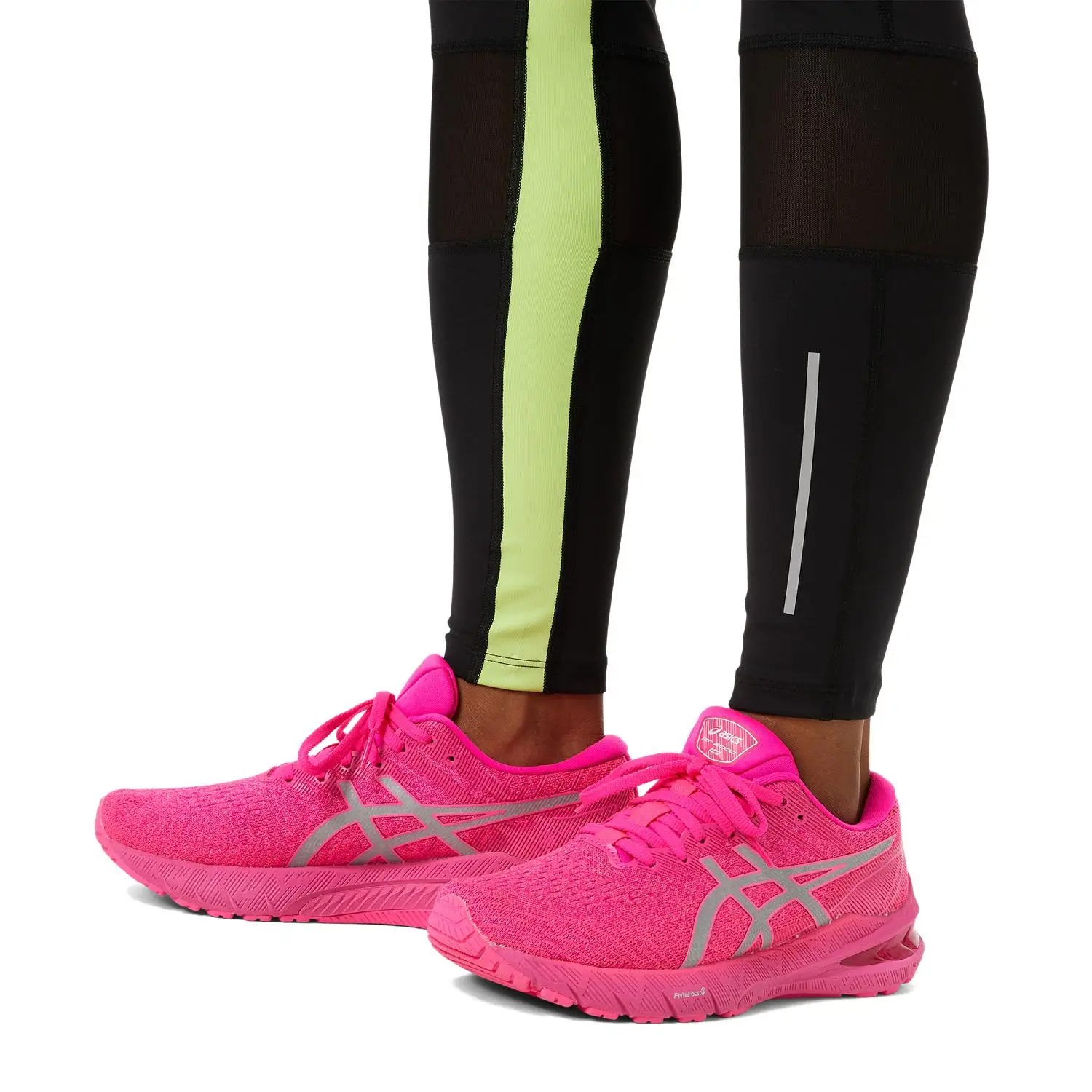 Тайтсы беговые Asics Lite-Show Performance Black/Lime Green (US) |