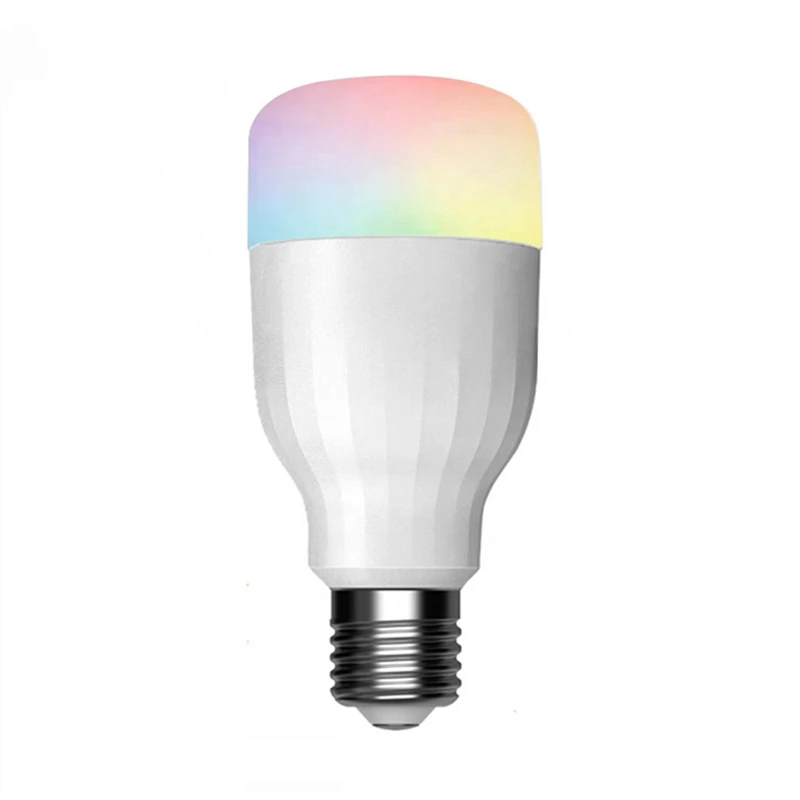 Лампа Регулируемая яркость 950 лм Mi LED Smart Bulb Essential Белый цвет E27 светодиодные фары RGB