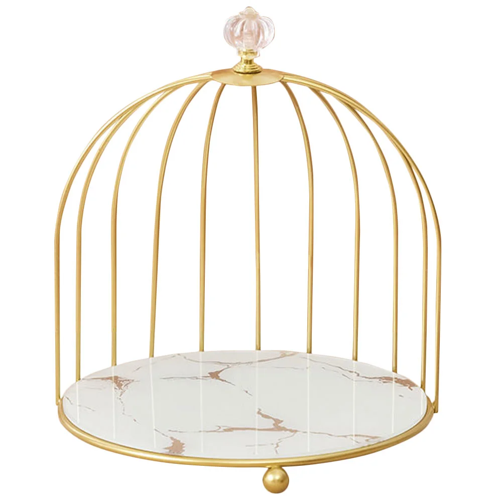

Stand Holder Cake Tray Cupcake Cage Display Bird Decorative Dessert Wedding Organizer Jewelry Perfume Desktop Party Plate