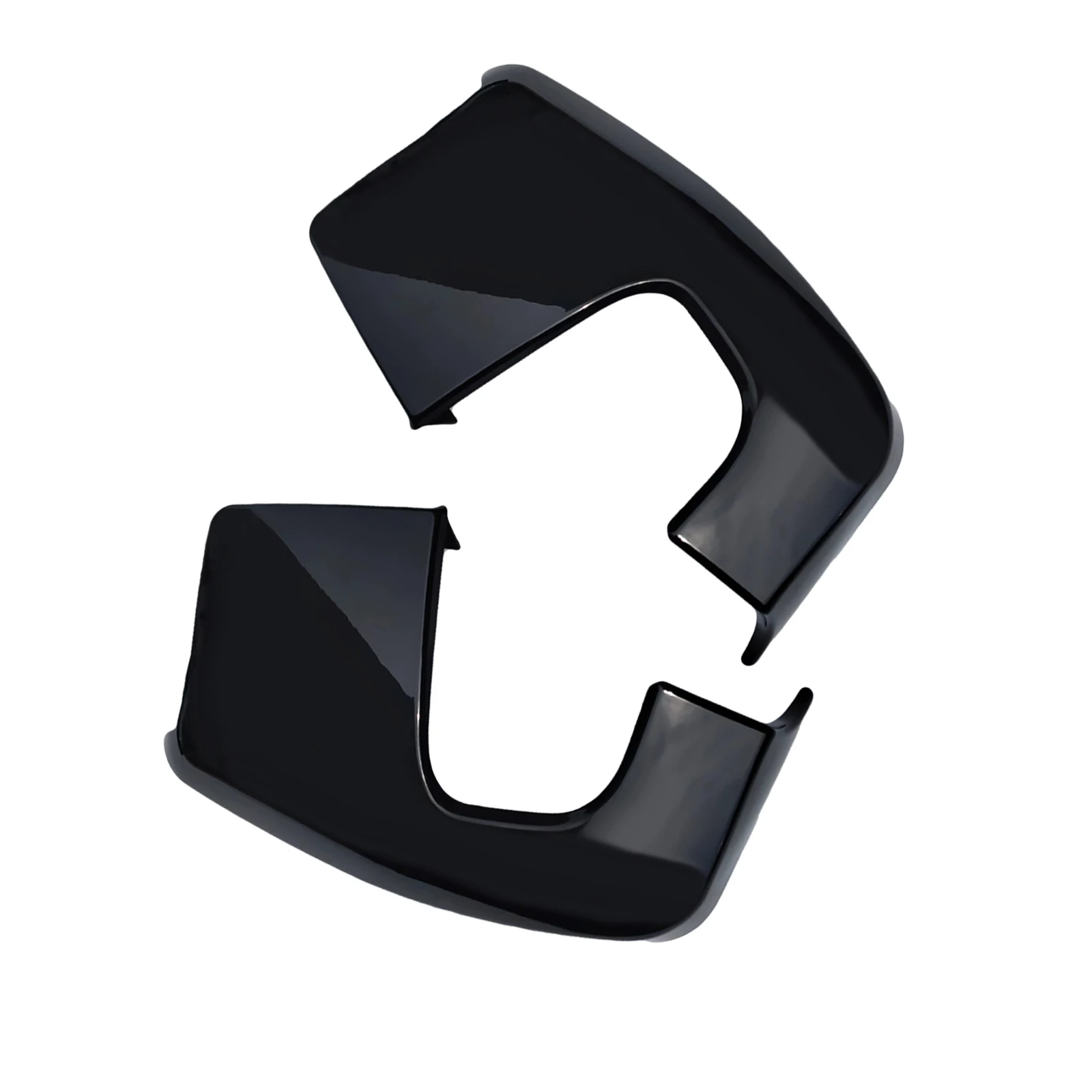 Пользовательский чехол для зеркала V362 глянцевый черный аксессуар