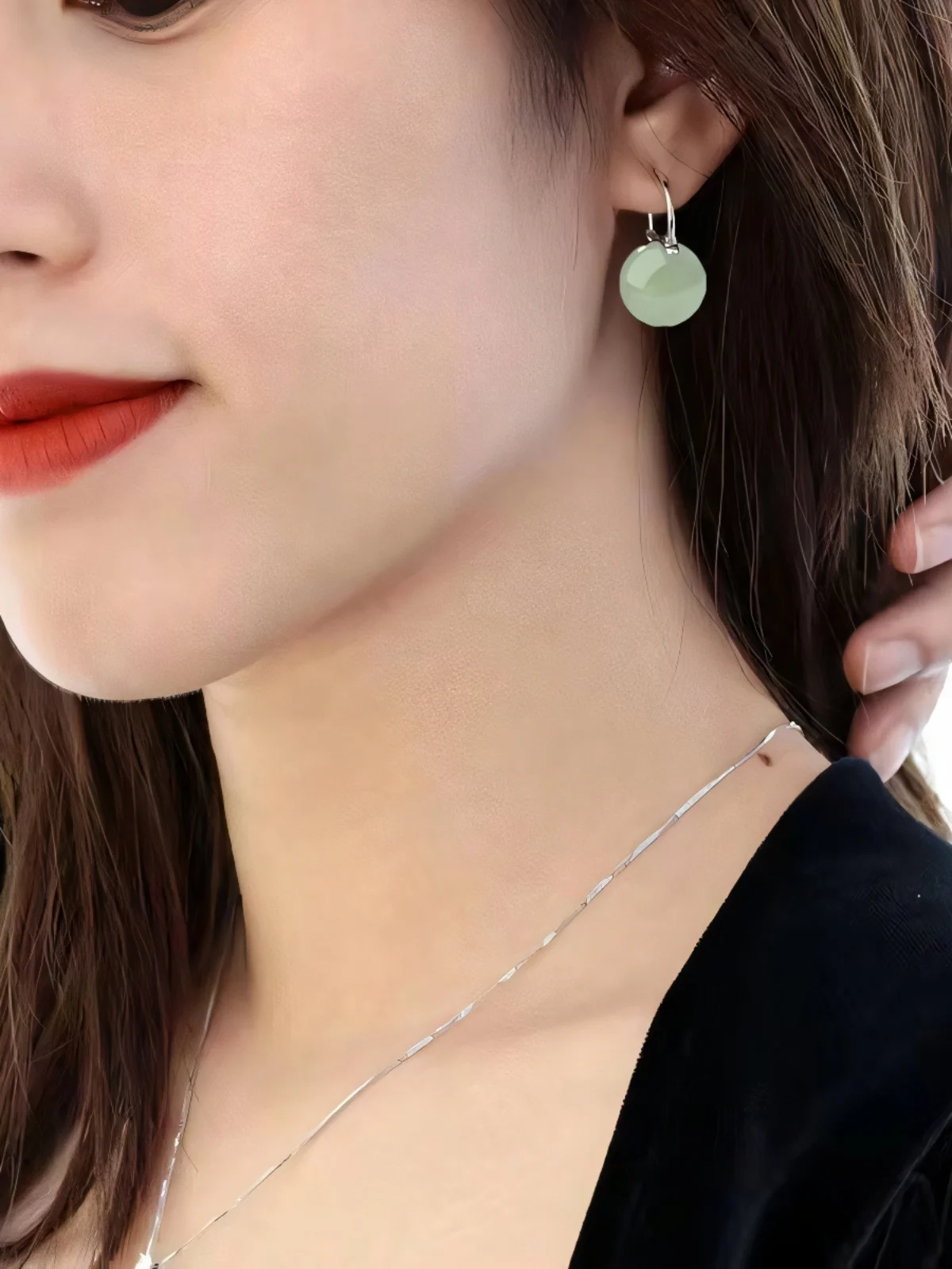 Серьги Hetian Jade роскошные и высококачественные серьги National Sle уникальные