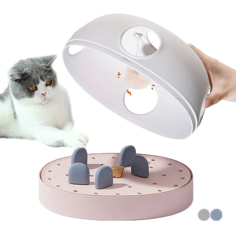 

3 In 1 Huisdier Kat Speelgoed Track Ball Pluche Interactieve Intelligentie Speelgoed Voor Katten Games Behandelen Puzzel