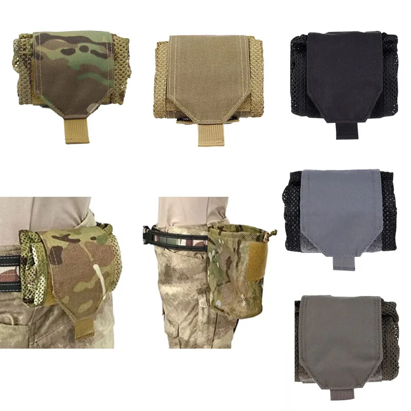 Тактический свернутый магазин Net Dump Pouch Molle Storage .177 22LR .223 .308 5 45x39 9x19 мм Лазерный