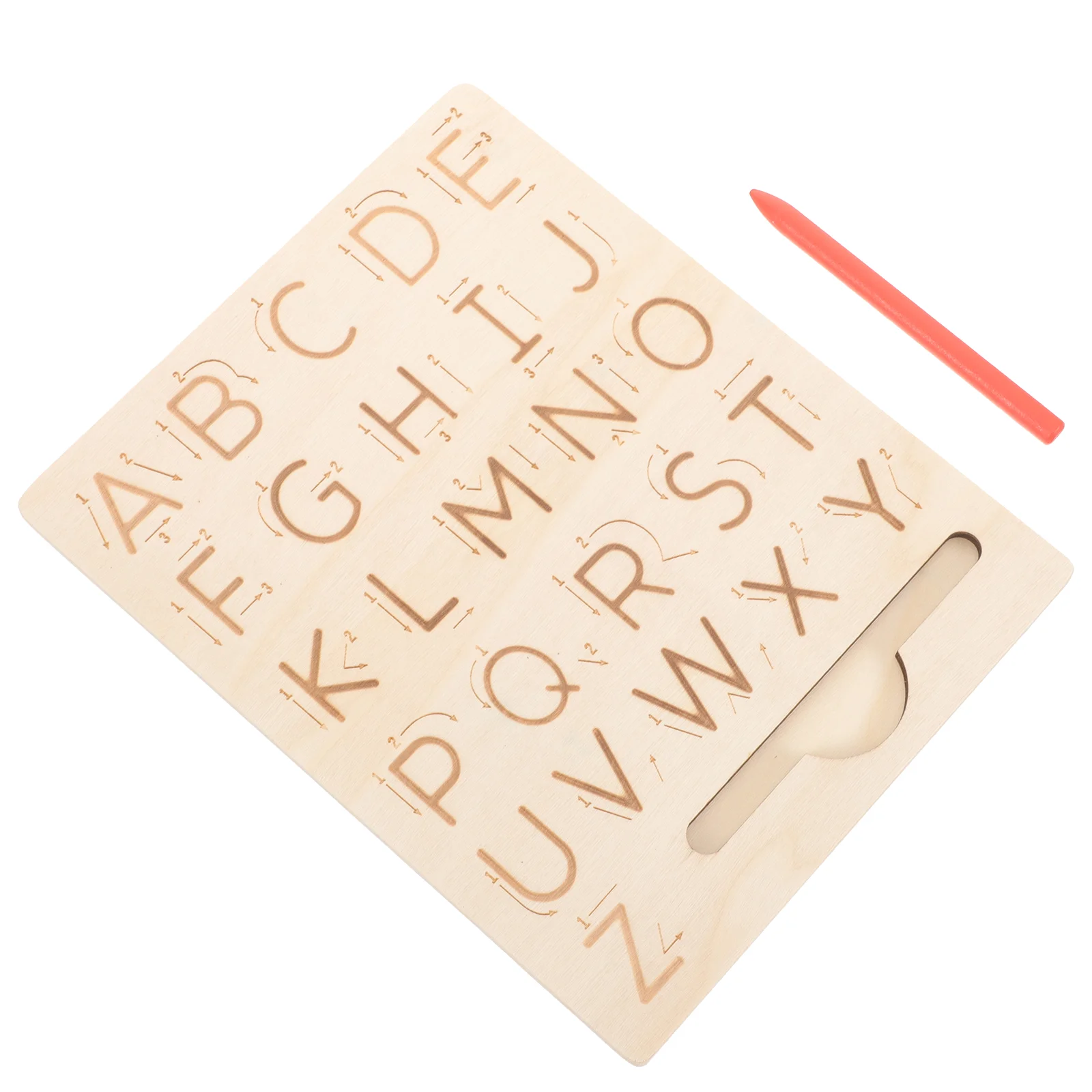 

Toys Alphabet Learning Playthings Educational Number Letters Practicing Board Wood Early Child Tracing Tool