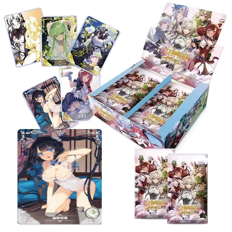 

New 30 Packs Goddess Story Collection Card Booster Box Girl Party PR Anime Games Swimsuit Bikini Feast Doujin Toys Hobbies Gift