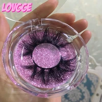 lovgge fluffy mink lashes cute packaging faux mink eyelashes pop colored mix styles free shipping