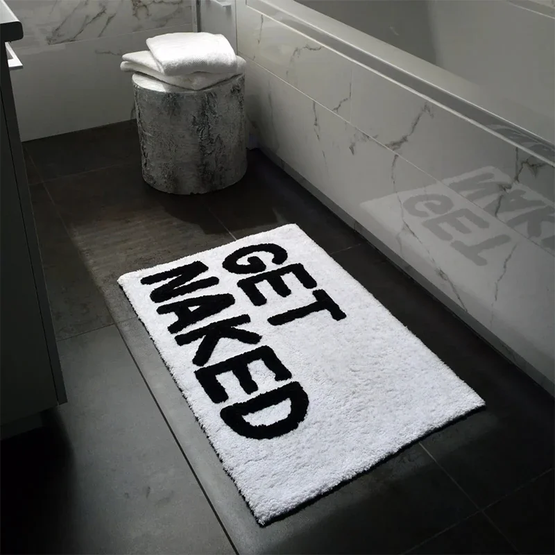 Коврик для крыльца модный однотонный коврик с буквенным принтом мягкий