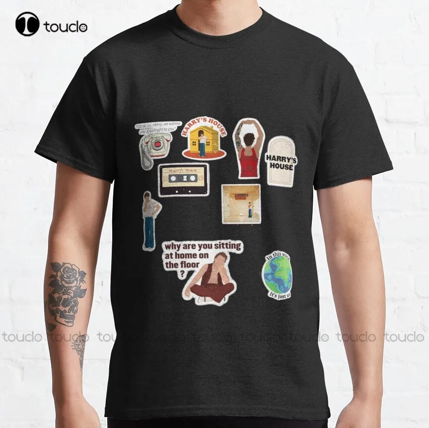 

Harry Harry'S House Hs3 Classic T-Shirt Graphic Tshirt O-Neck Streetwear Oversized Men Tee Shirts Short Sleeve Funny Tee Shirts