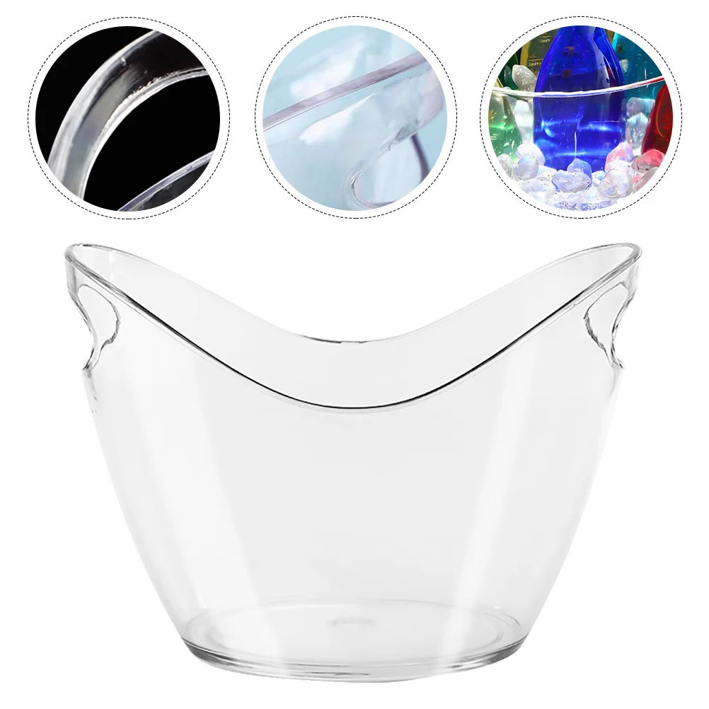 

Bucket Ice Party Iced Bottle Duty Heavy Cold Keeps Large Insulated Champagneclear Beer Cooler Bar Beverage Cooling Pail