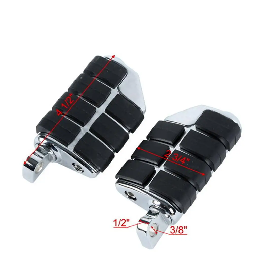 1 пара 3/8-дюймовых подставок для ног Honda GOLDWING GL1500 GL1100 GL1200