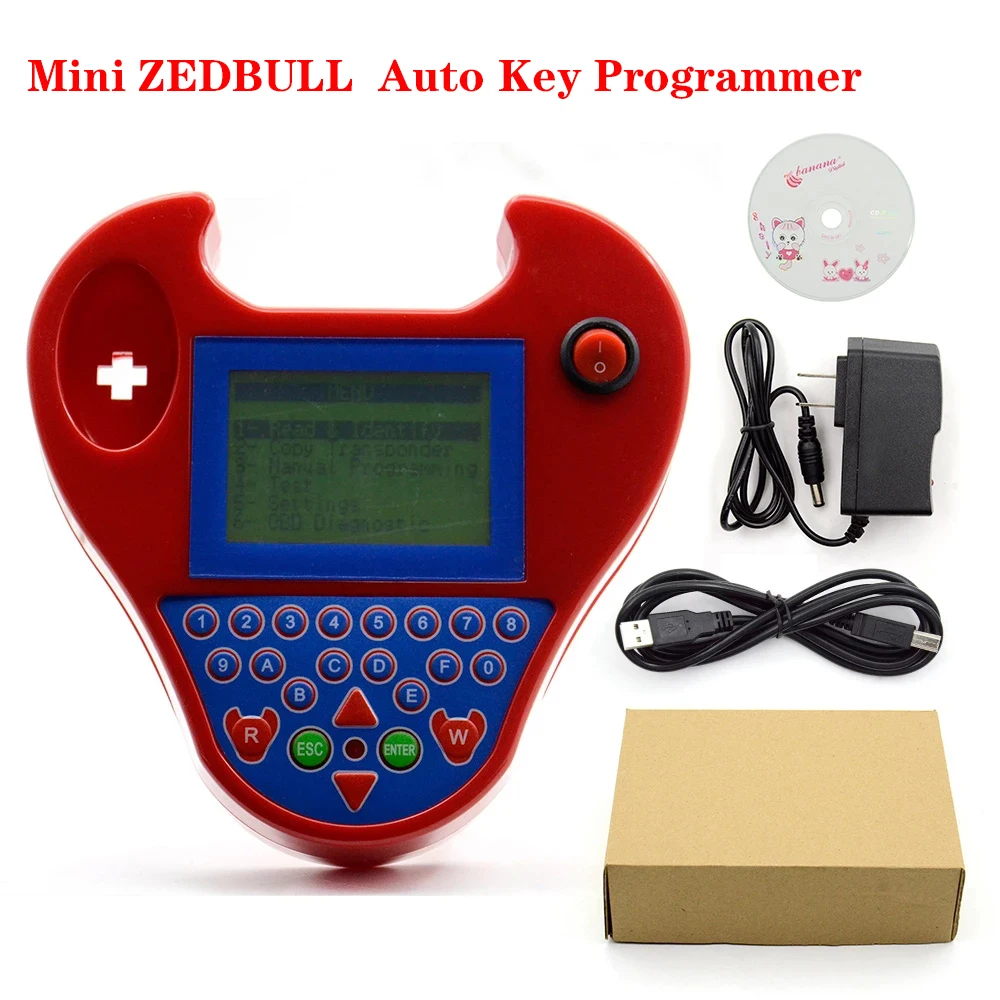 Mini ZedBull V508 Smart Transponder Zed Bull Auto Key Programmer Fast Read and Write Speed No Tokens and Login Card Needed