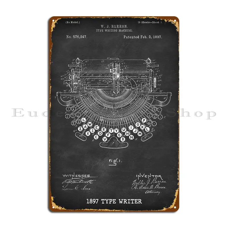 

Модель 1897 года, металлический плакат с надписью на заказ, настенная роспись, жестяной знак, плакат