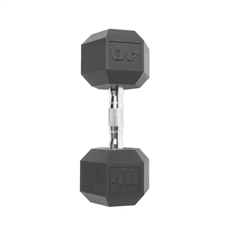 

Coated Hex Dumbbell, Single 40 lbs