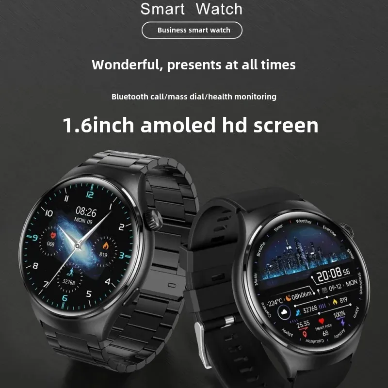 Новые умные часы Watch4Pro GT4 Bluetooth Call High Technology Черные спортивные для бега NFC мужчин и