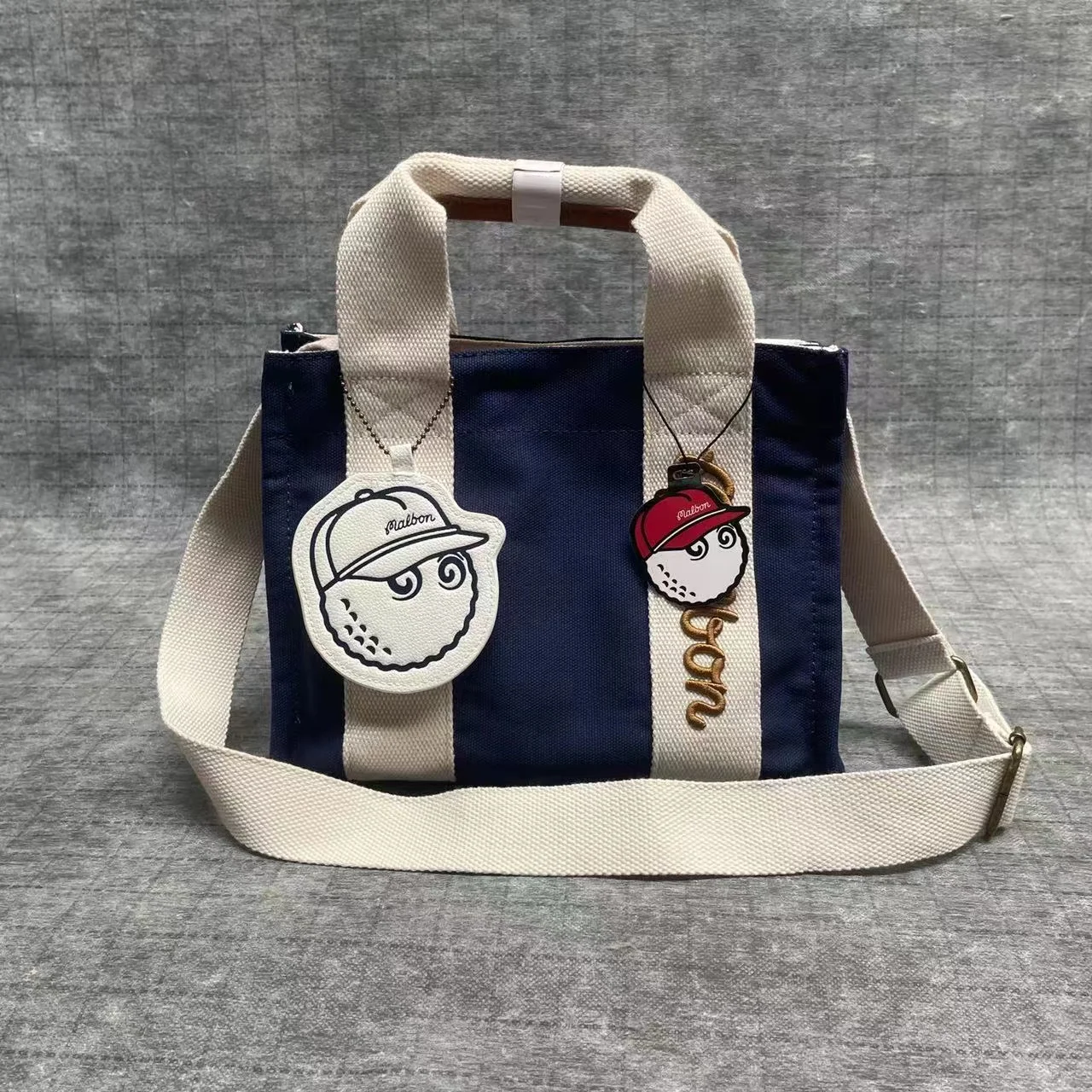 MALBON GOLF Golf Supplies Golf Bag Ladies Small Handbag Golf Accessories PU Storage Bag Large Capacity Golf Pouch