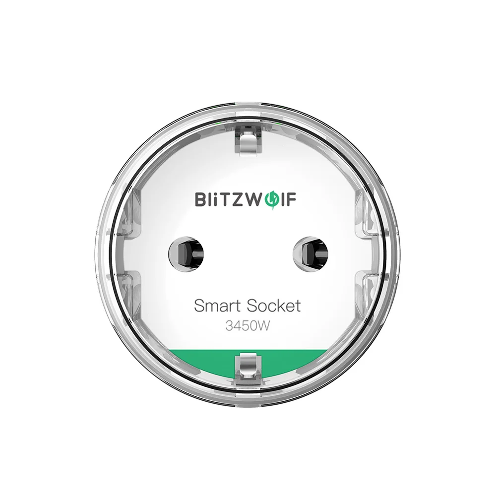 BlitzWolf BW-SHP6 Pro 15A 3450W WiFi Smart Plug Wireless Power Socket Outlet Energy Monitoring No Hub App Remote Control images - 6