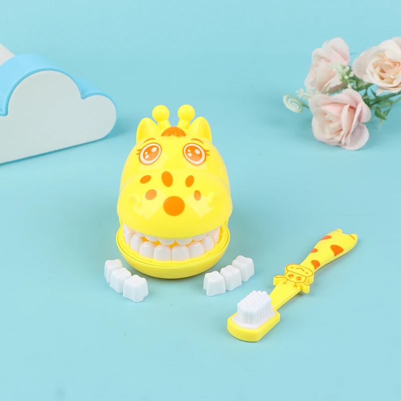 

Giraffe Teeth Brush Demo Teaching Model Kids Earlier Education Brushing Toys