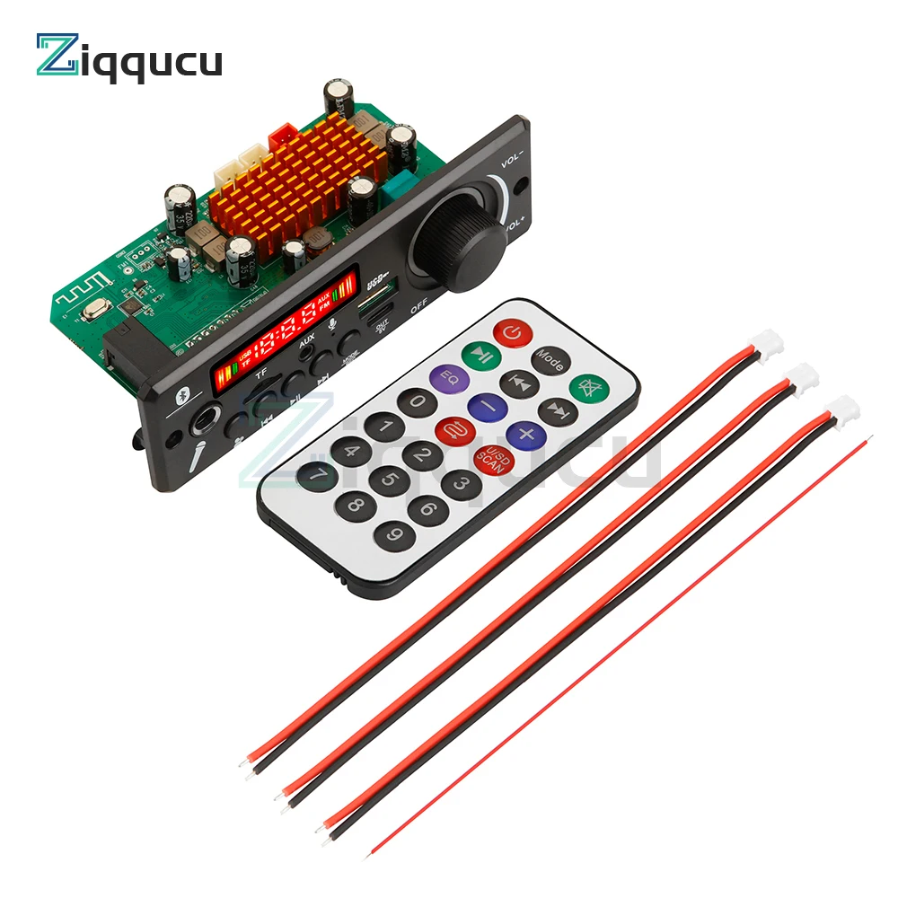 DC 8-26V MP3 Bluetooth декодирующая плата модуль аудио декодирования мощность 2*100 Вт с