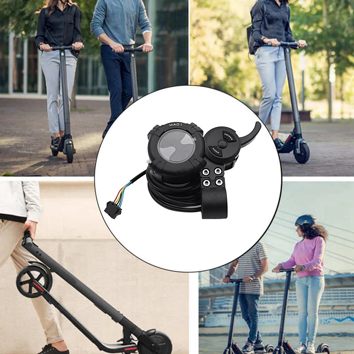 Для электроскутера DAMAO MA01 приборная панель с ЖК-дисплеем 36-72 в