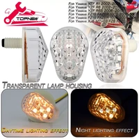 1 pair universal motorcycle led flush mount turn signal light indicator for yamaha sport street racing bike